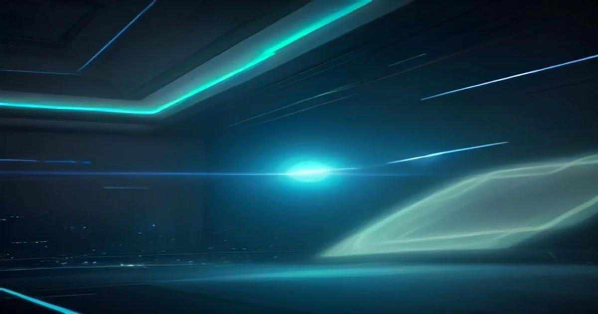 A glowing holographic financial interface representing AI-driven wealth management and individual financial control.
