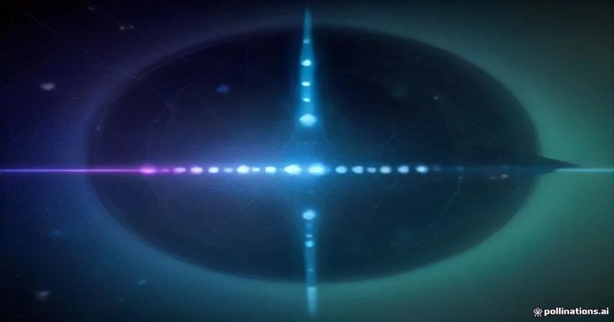A conceptual visualization of an AI interface facilitating diplomatic discussions with interconnected data nodes.