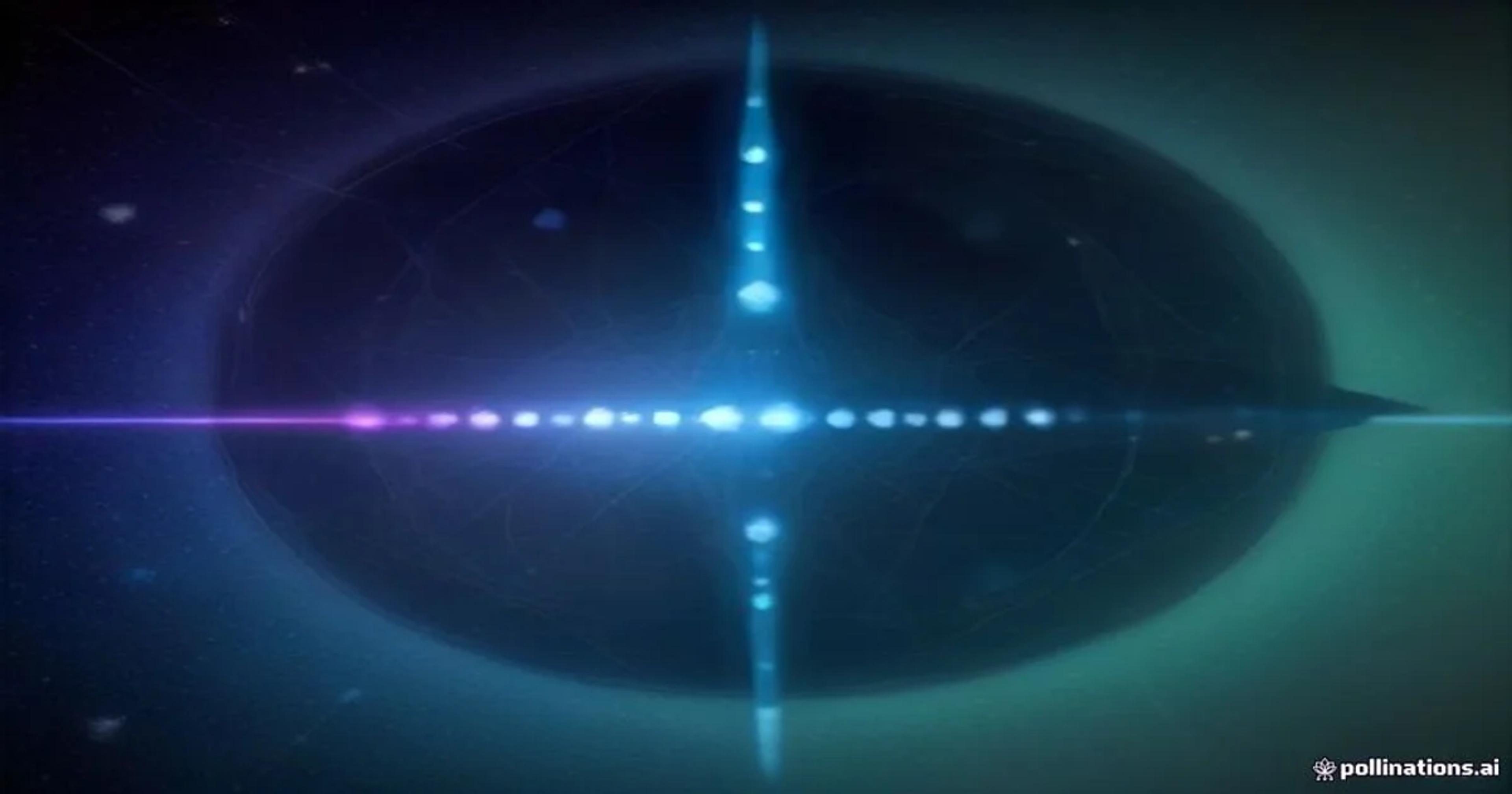 A conceptual visualization of an AI interface facilitating diplomatic discussions with interconnected data nodes.
