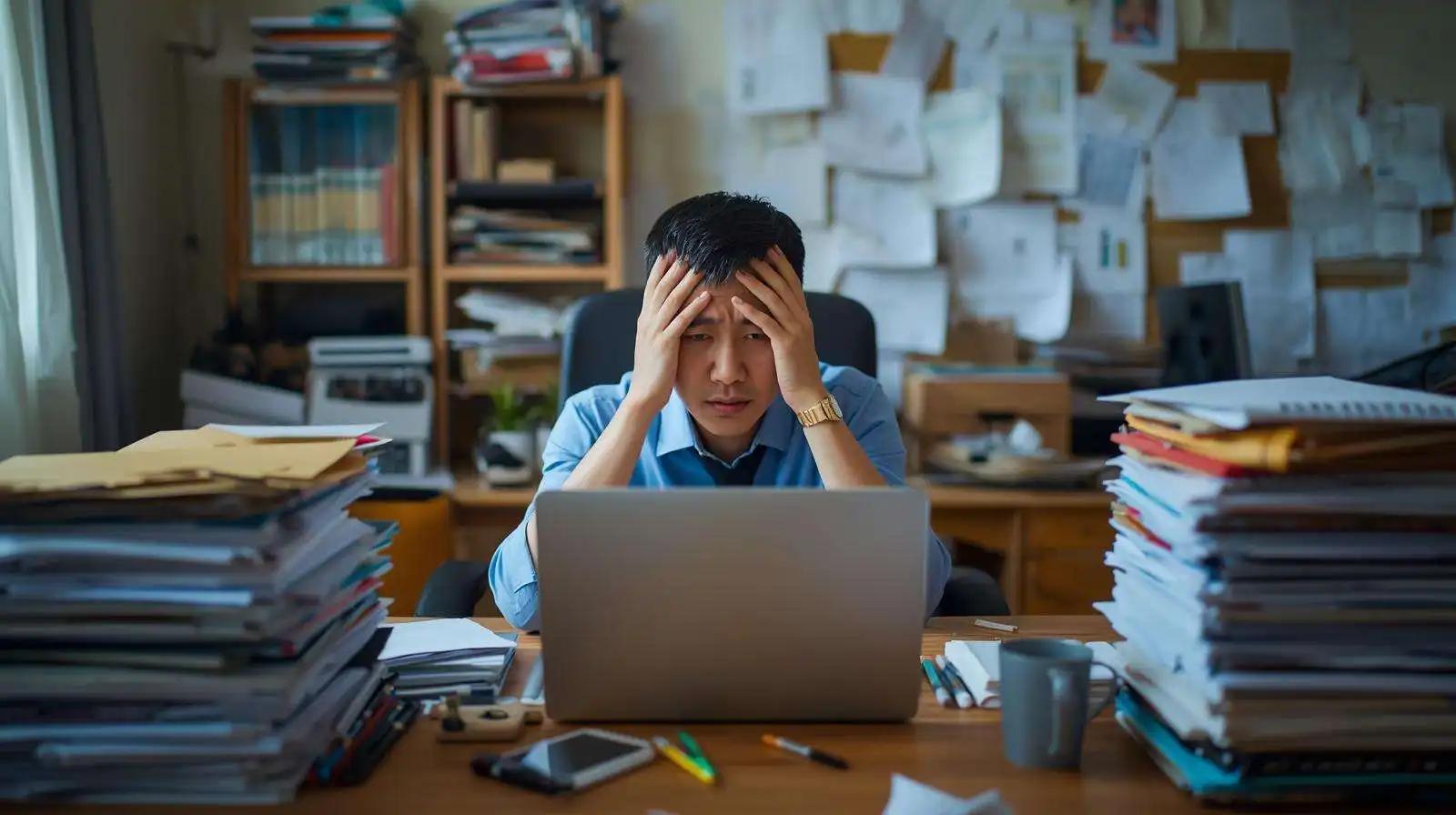 Illustration of gig workers performing data annotation tasks for artificial intelligence systems