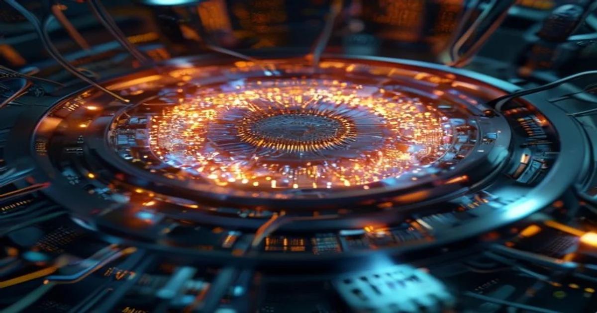 Illustration of the complex developmental stages and future evolution of artificial intelligence systems.