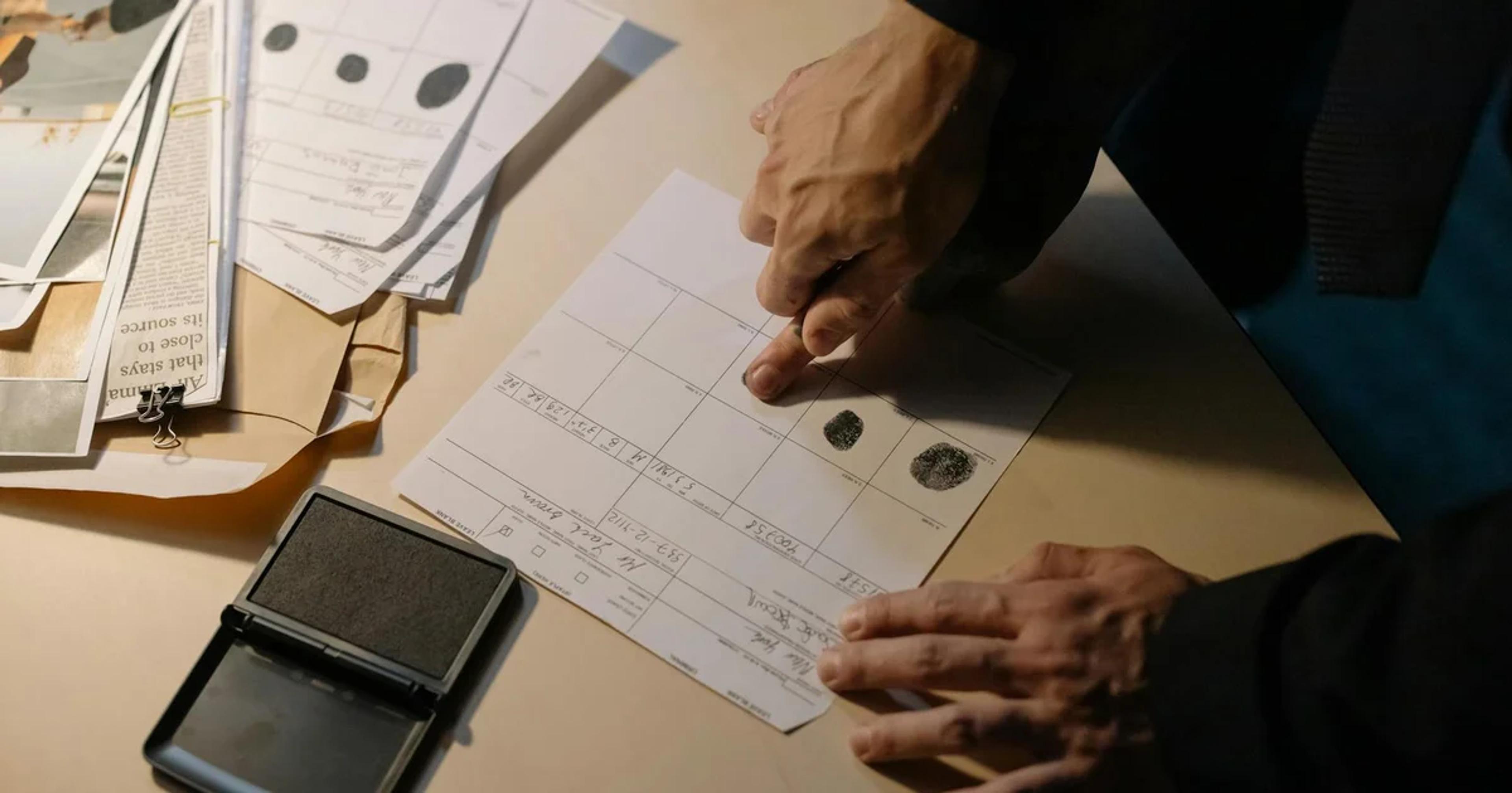 A forensic investigator using AI tools to analyze the authenticity of an ancient document.