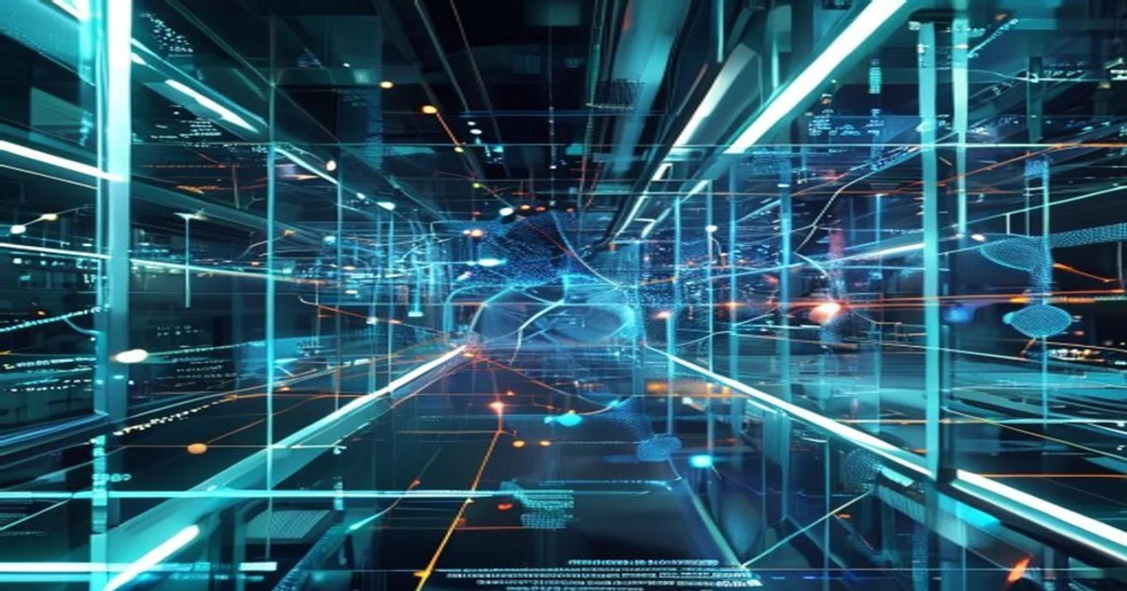 AI visualizing genetic data for biomarker discovery.