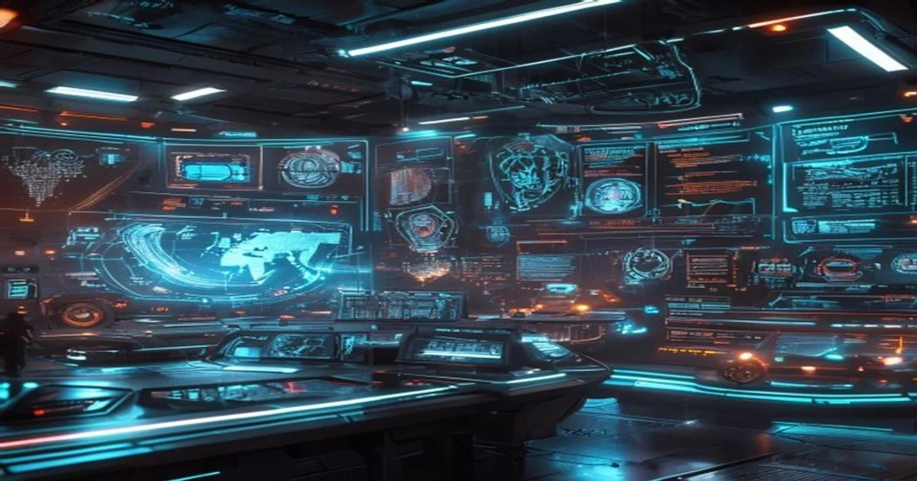 Artificial intelligence optimizing disaster resource allocation in a control center.