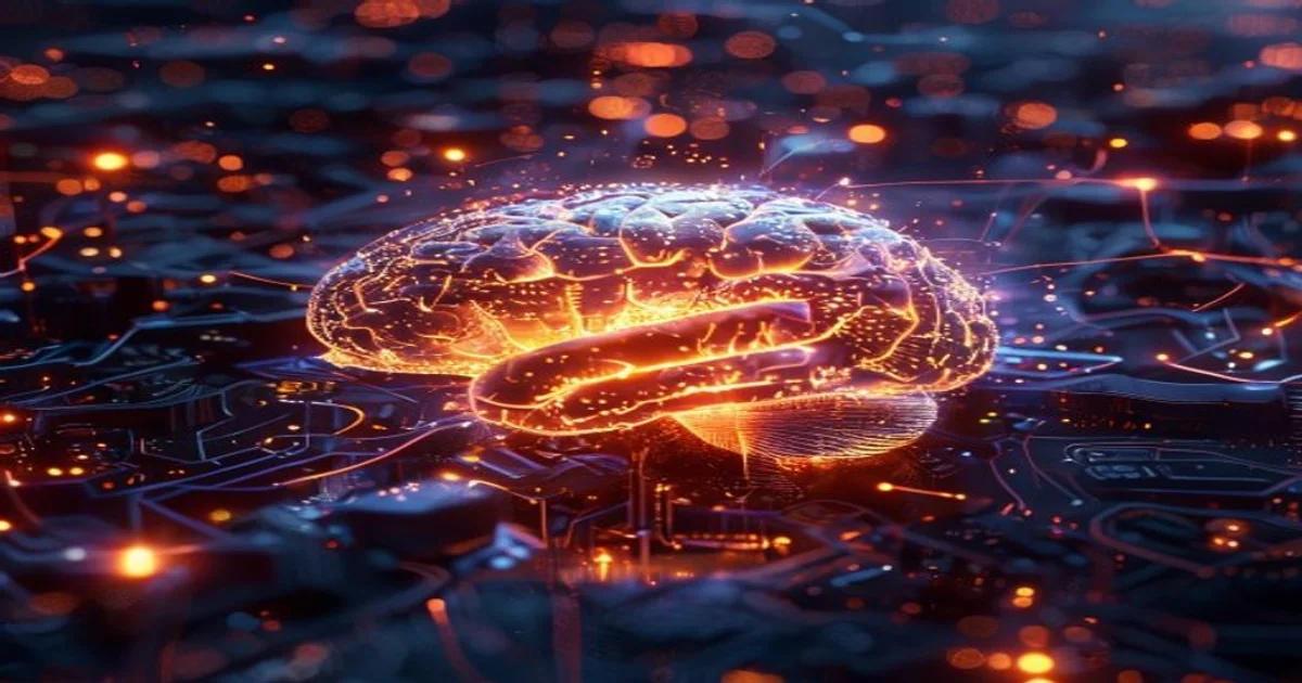 An intricate AI neural network illuminated by complex data streams, representing the challenge of AI reliability and trustworthy systems.