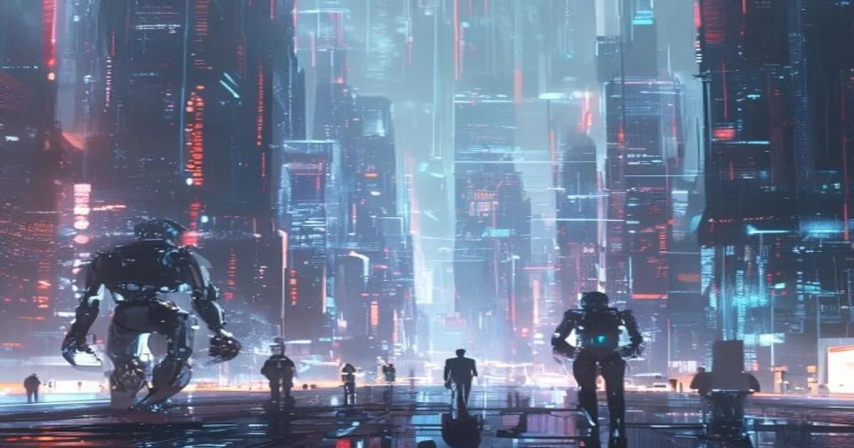 Illustration of AI's profound impact on the global economy, showing innovation and automation.