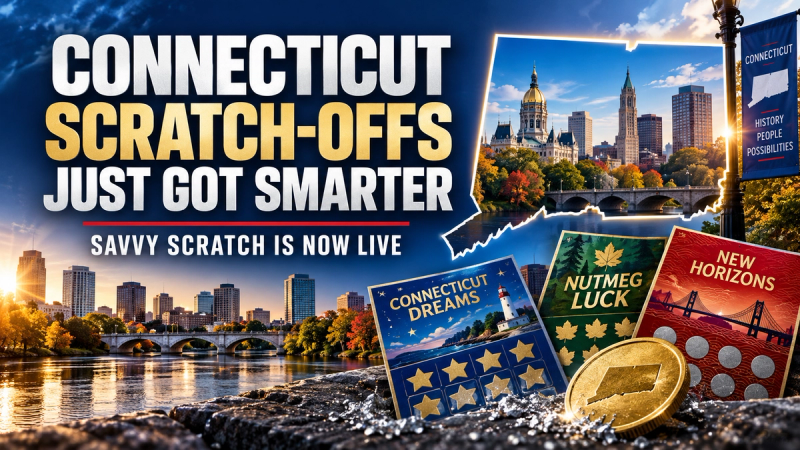 Best Scratch-Offs in Connecticut: Savvy Scratch Is Now Live