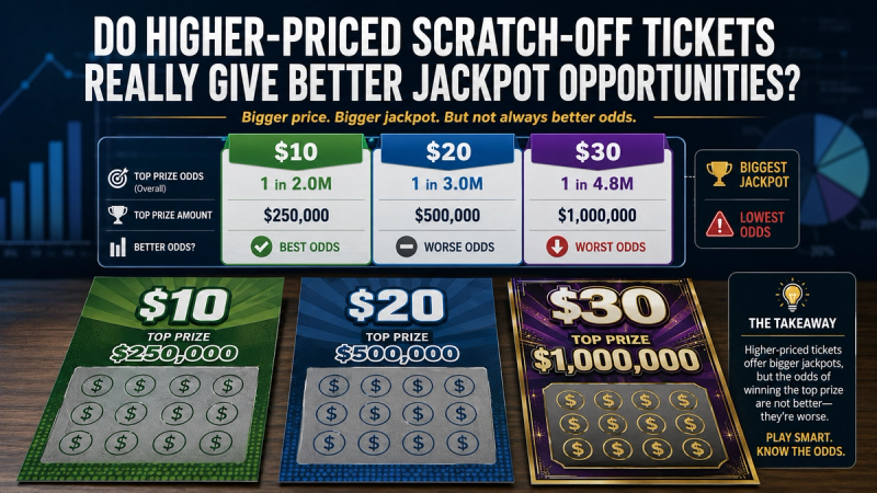 Do Higher-Priced Scratch-Offs Have Better Jackpot Odds?