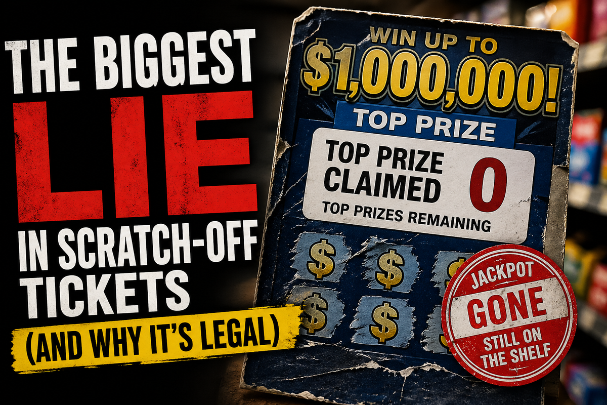 The Biggest Lie in Scratch-Offs (And Why It's Completely Legal)