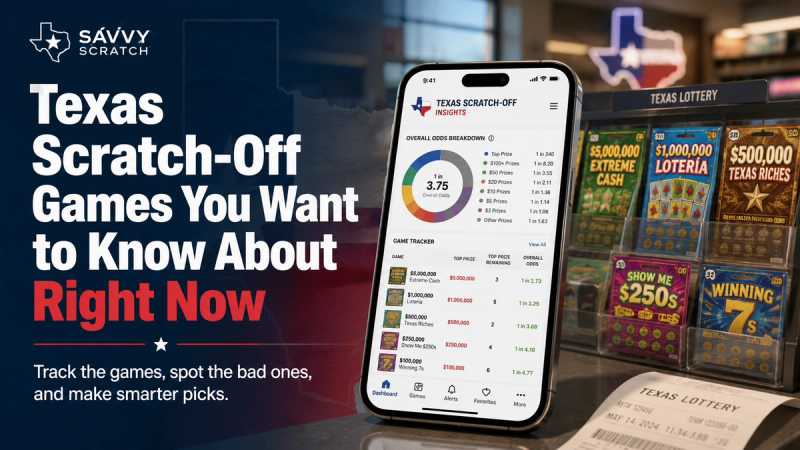 Texas Scratch-Off Games You Want to Know About Right Now