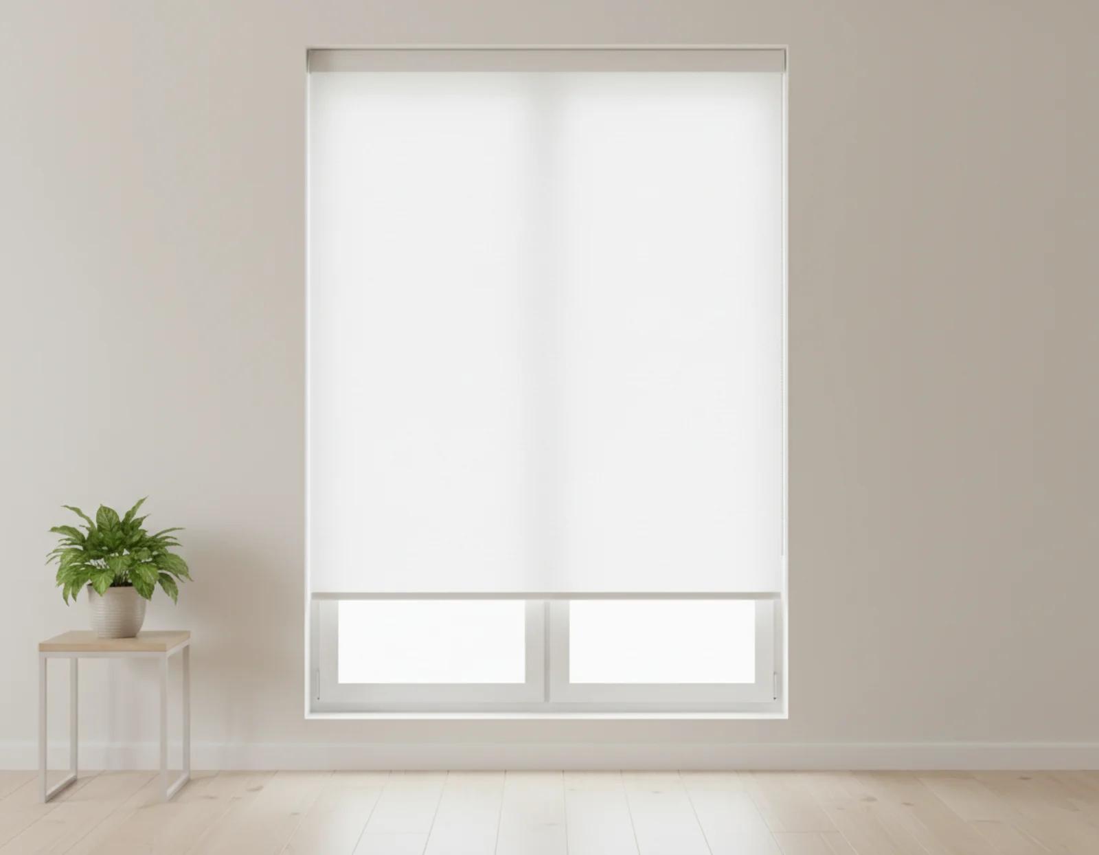 Both Side Blackout — White