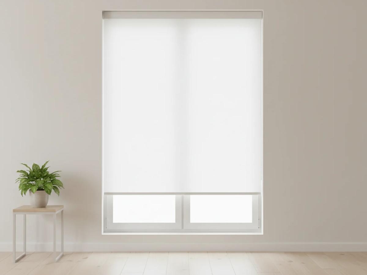 Both Side Blackout — White