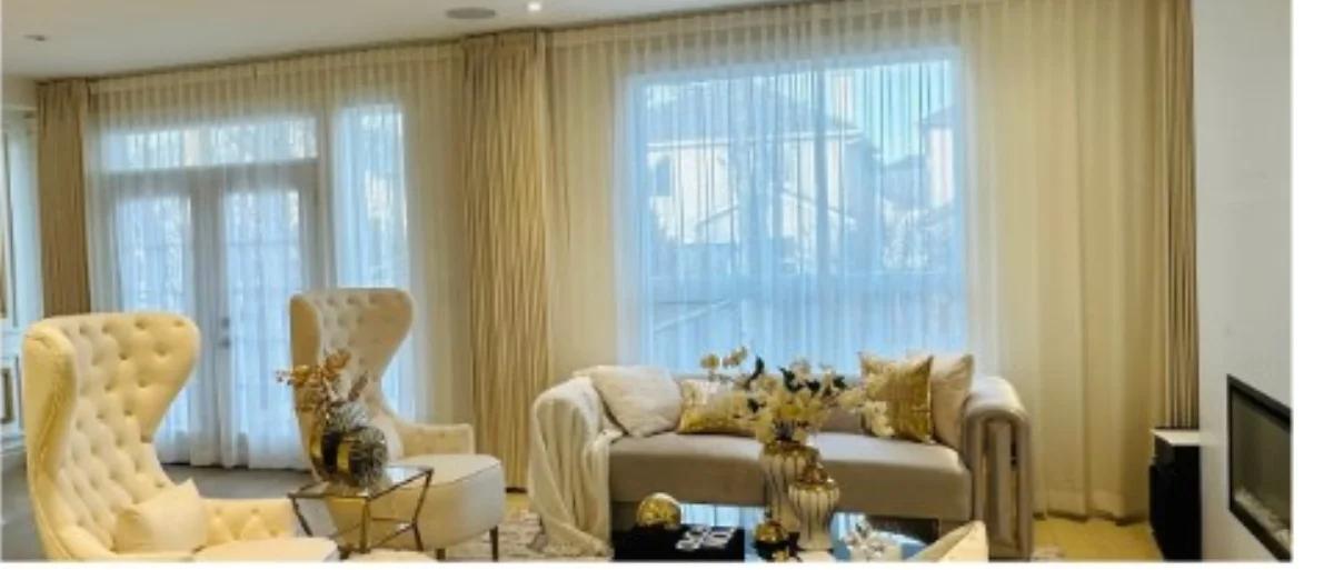 Traditional Curtains — Cream
