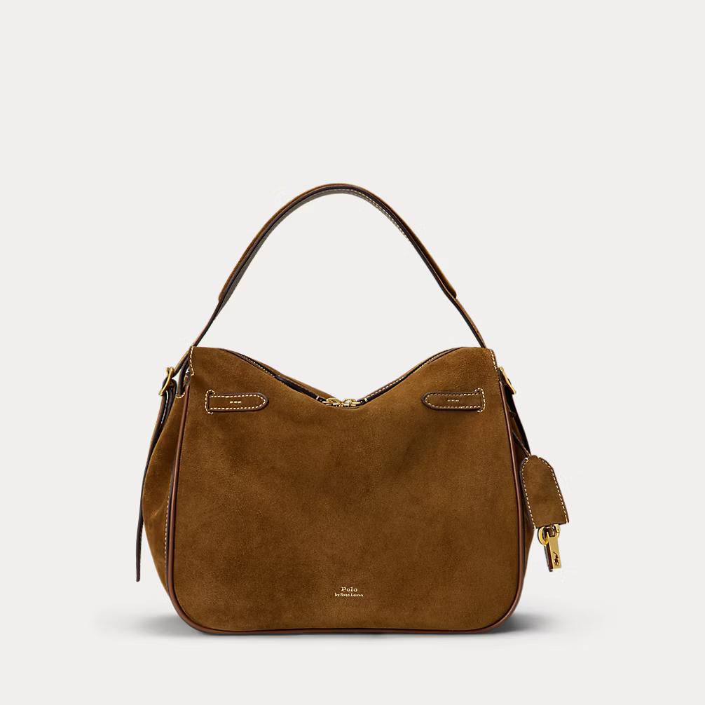 Polo ID Suede Satchel