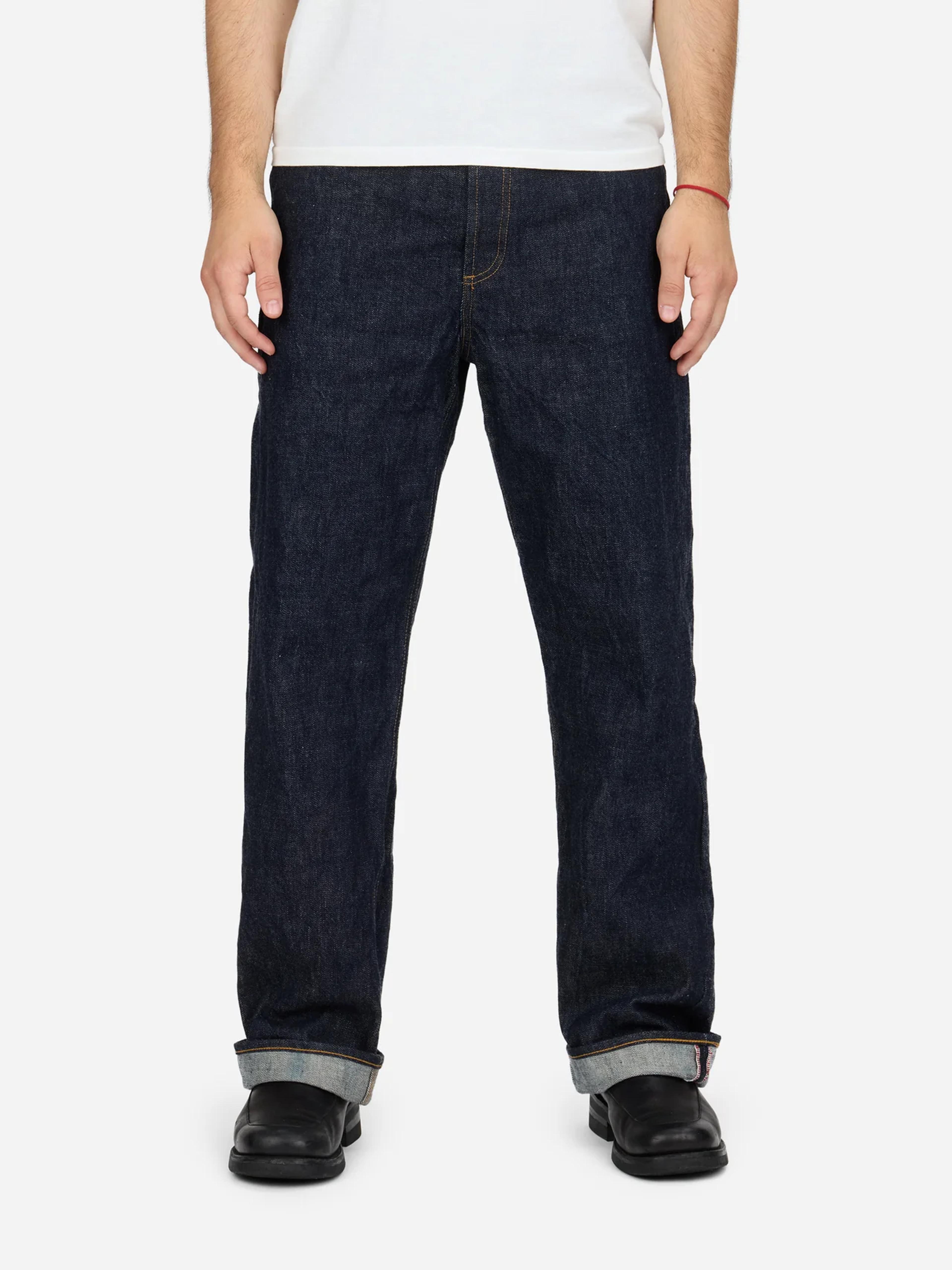 RS⁠-⁠100xk Relaxed Straight ⁠Rinsed Indigo Kibata Jeans