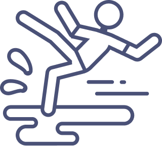 Slip and Fall Accident Icon