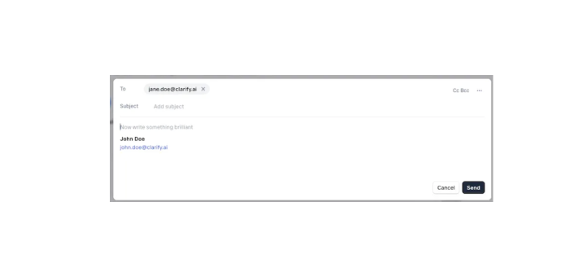 Adding email signature