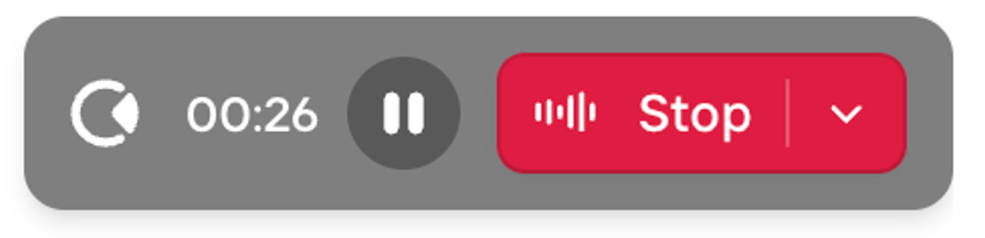 Local Recording Widget