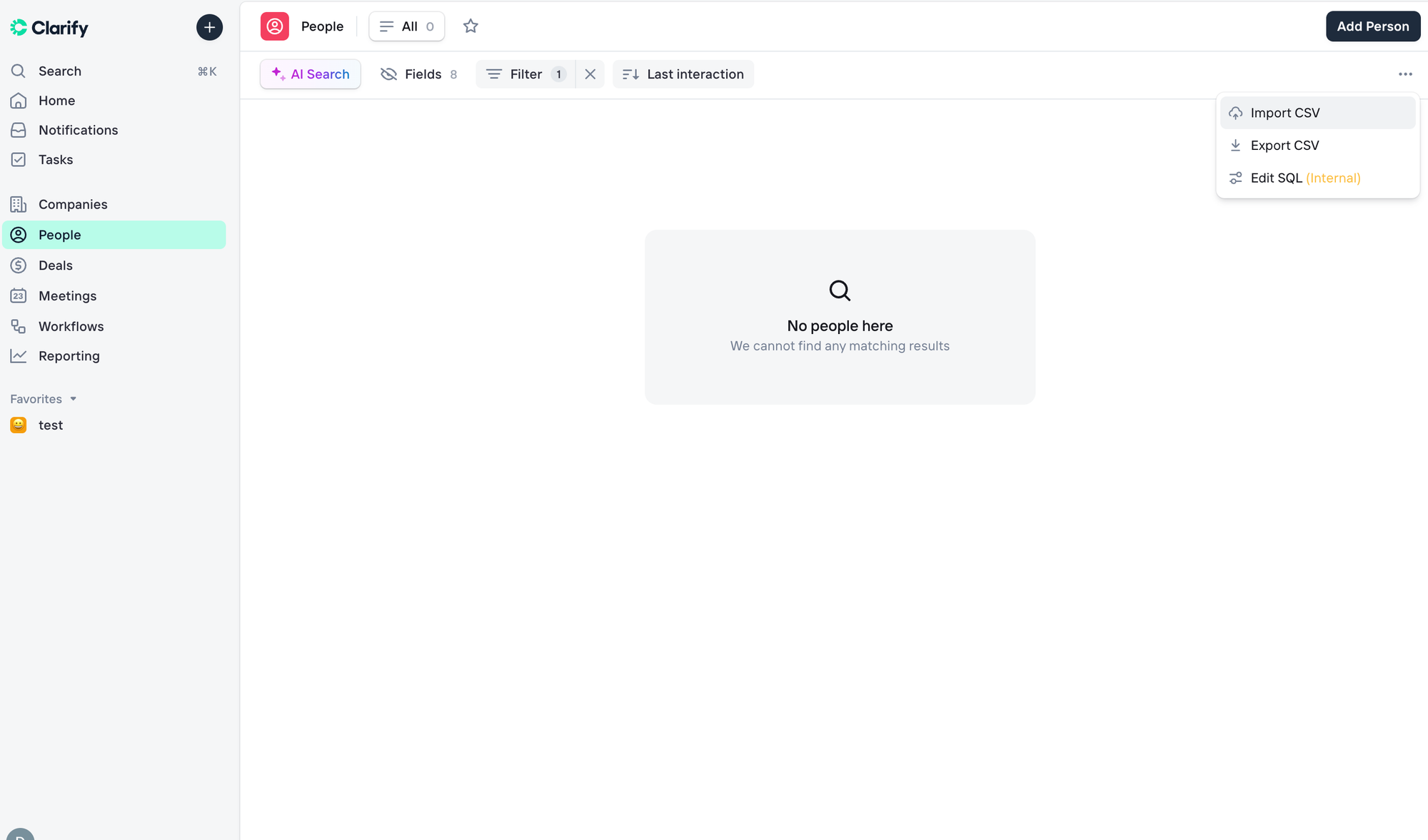 Where to import data