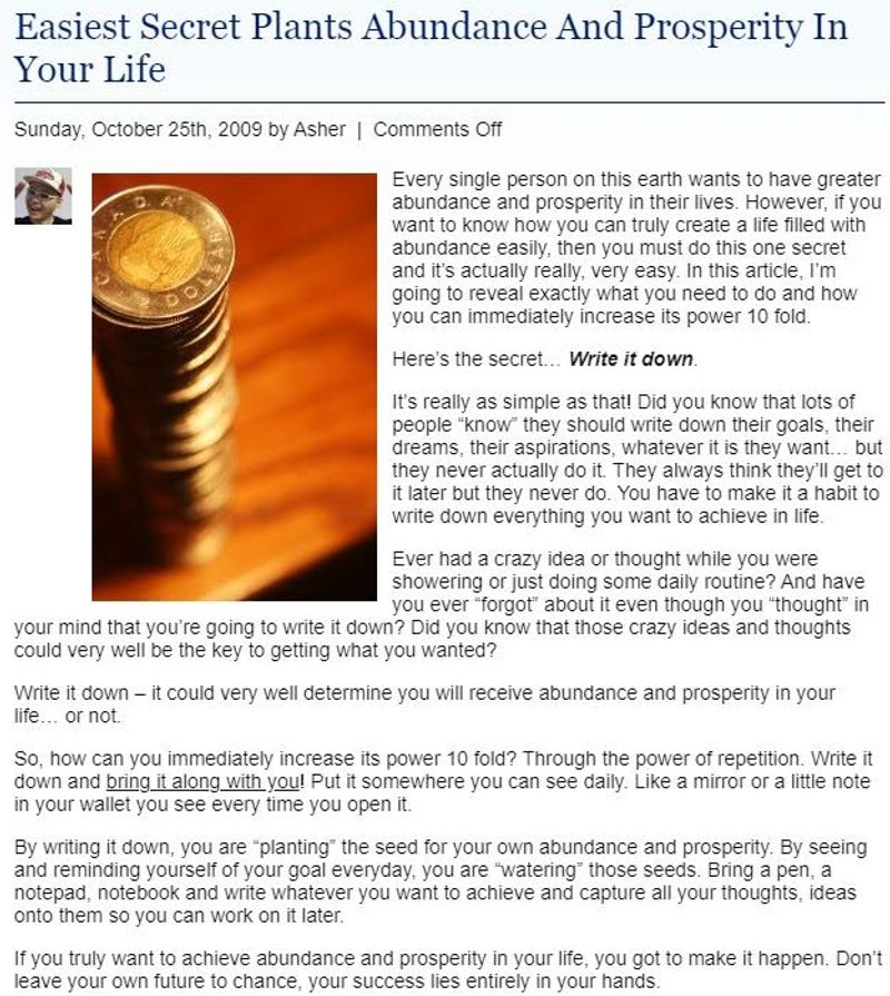 Easiest Secret Plants Abundance and Prosperity In Your Life