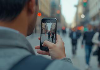 iOS SwiftUI app performing real-time YOLO object detection with bounding boxes over a live camera feed