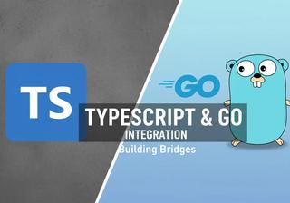 Illustration of TypeScript and Go logos symbolizing a compiler rewrite
