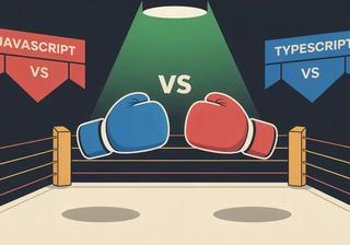 TypeScript logo symbolizing its dominance over plain JavaScript in modern web development