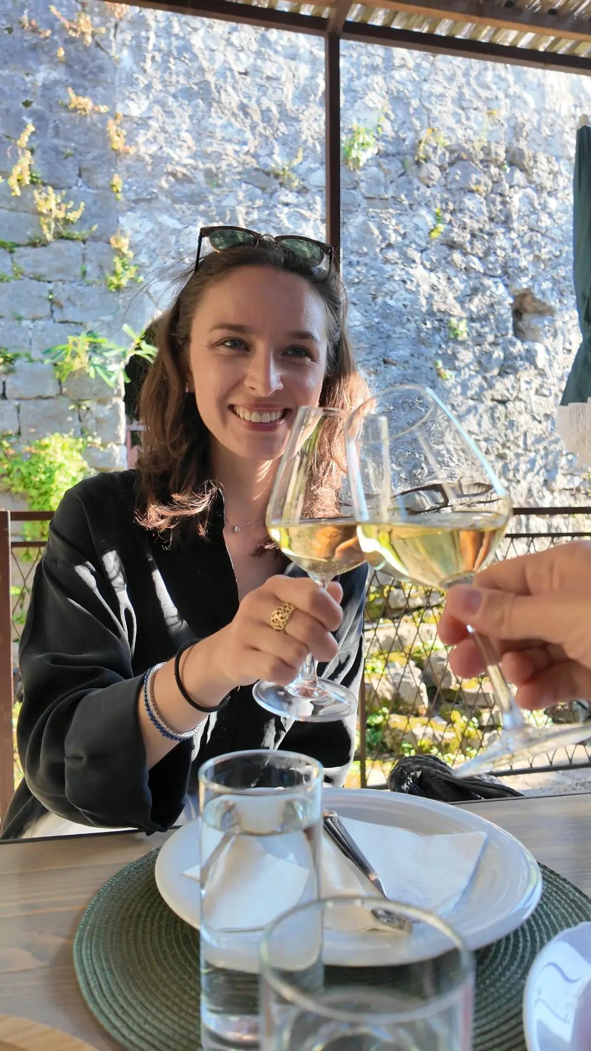 Wine and food tasting in a traditional winery