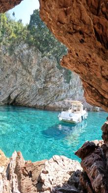 Discover secluded beaches and hidden sea caves