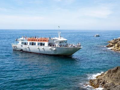 The Cinque Terre ferry, a scenic alternative to the train