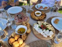 Savour a lunch made of local specialties