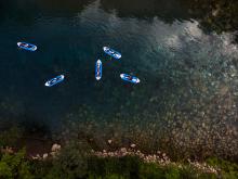 Immerse yourself in a calm, motor-free river setting