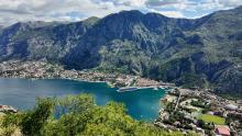 Get stunning views of the Bay of Kotor