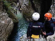 Gear up with professional canyoning equipment