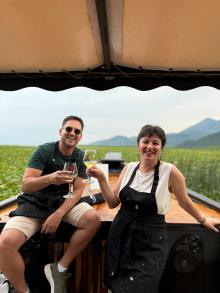 Sip premium local wine as you paint