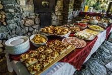 Feast on a traditional riverside Montenegrin lunch