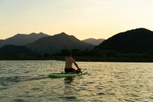 Soak in golden hour and take a refreshing dip