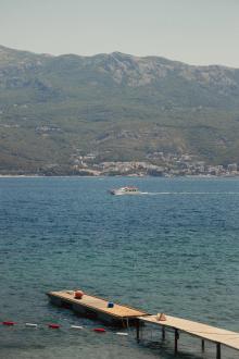 Glide home with golden hour views of Budva