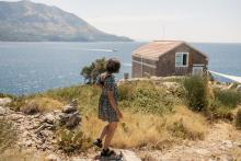 Hike up to the island lighthouse