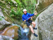 Learn how to rappel down on your own 