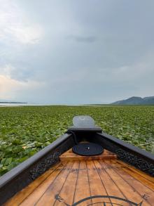 Cruise Lake Skadar on a traditional wooden boat