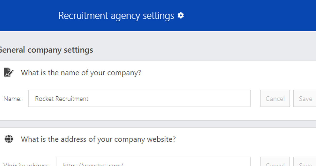 Edit agency name | SaveTrees v2 Help