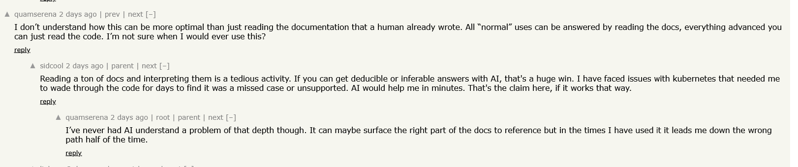 The community reacts