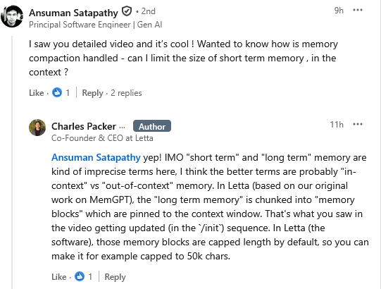 Community response