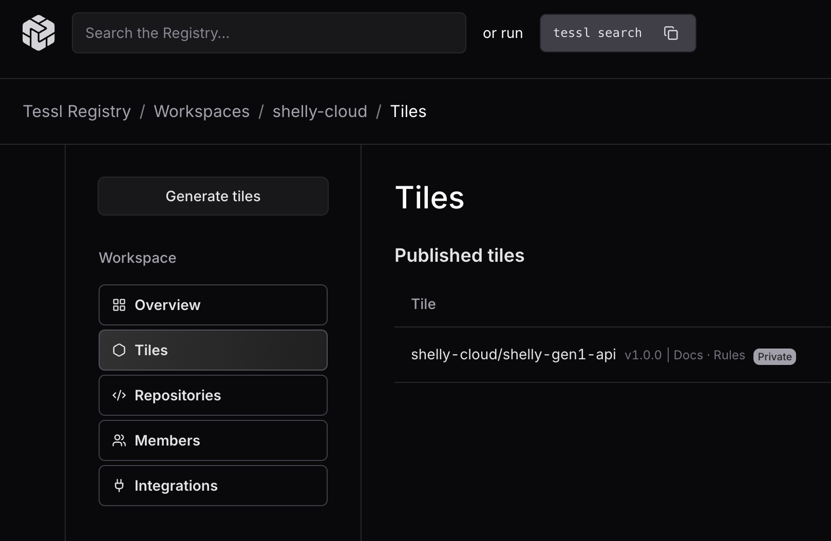 Tessl Tiles Image