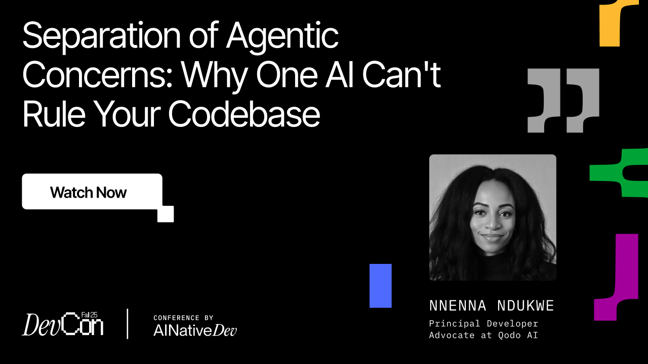 Separation of Agentic Concerns: Why One AI Can't Rule Your Codebase