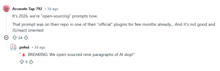 "We're open-sourcing prompts now..."