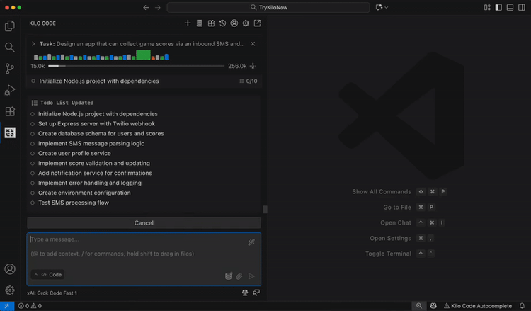 Kilo Code: An open source AI coding agent that works with any model