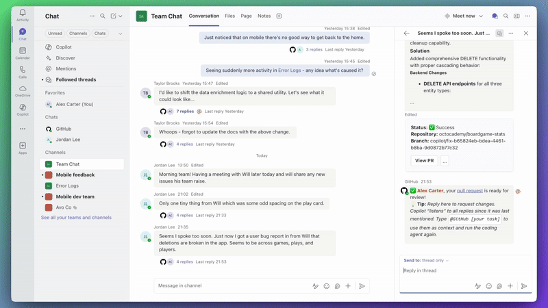 Using Copilot in Microsoft Teams