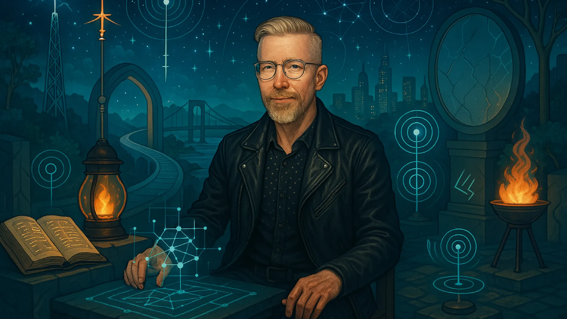 What ChatGPT thinks I look like. I guess an elder from the future?¹